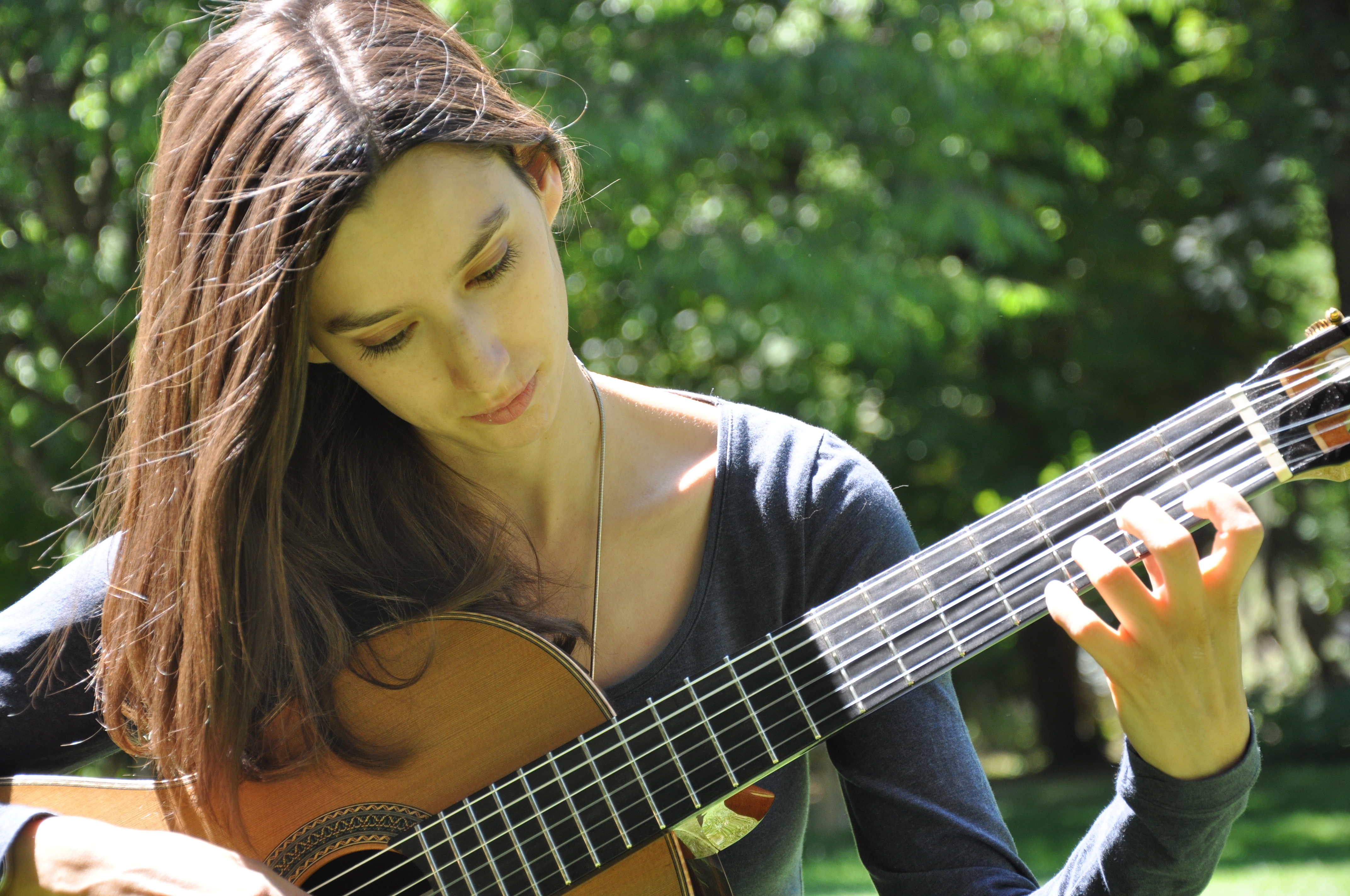 Classical guitarist Maud Laforest at MCL Grand Blue Ribbon News
