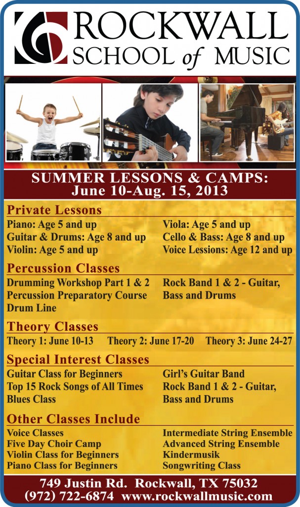Summer camps, summer programs in Rockwall, Dallas, Royse City, Blue