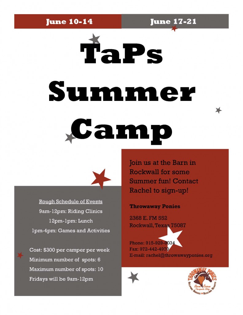 Summer camps, summer programs in Rockwall, Dallas, Royse City, Blue