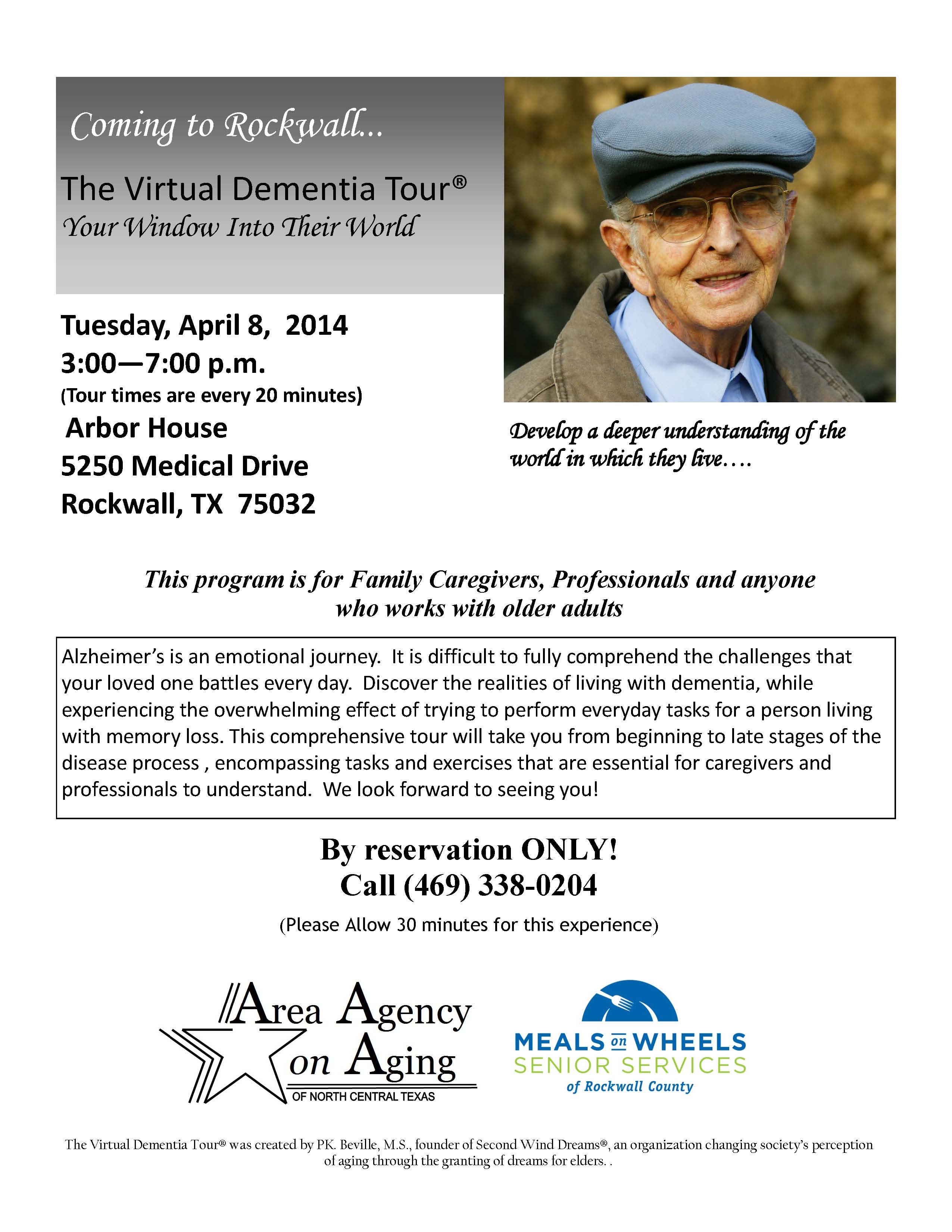 Virtual Dementia Tour at Rockwall's Arbor House Blue Ribbon News