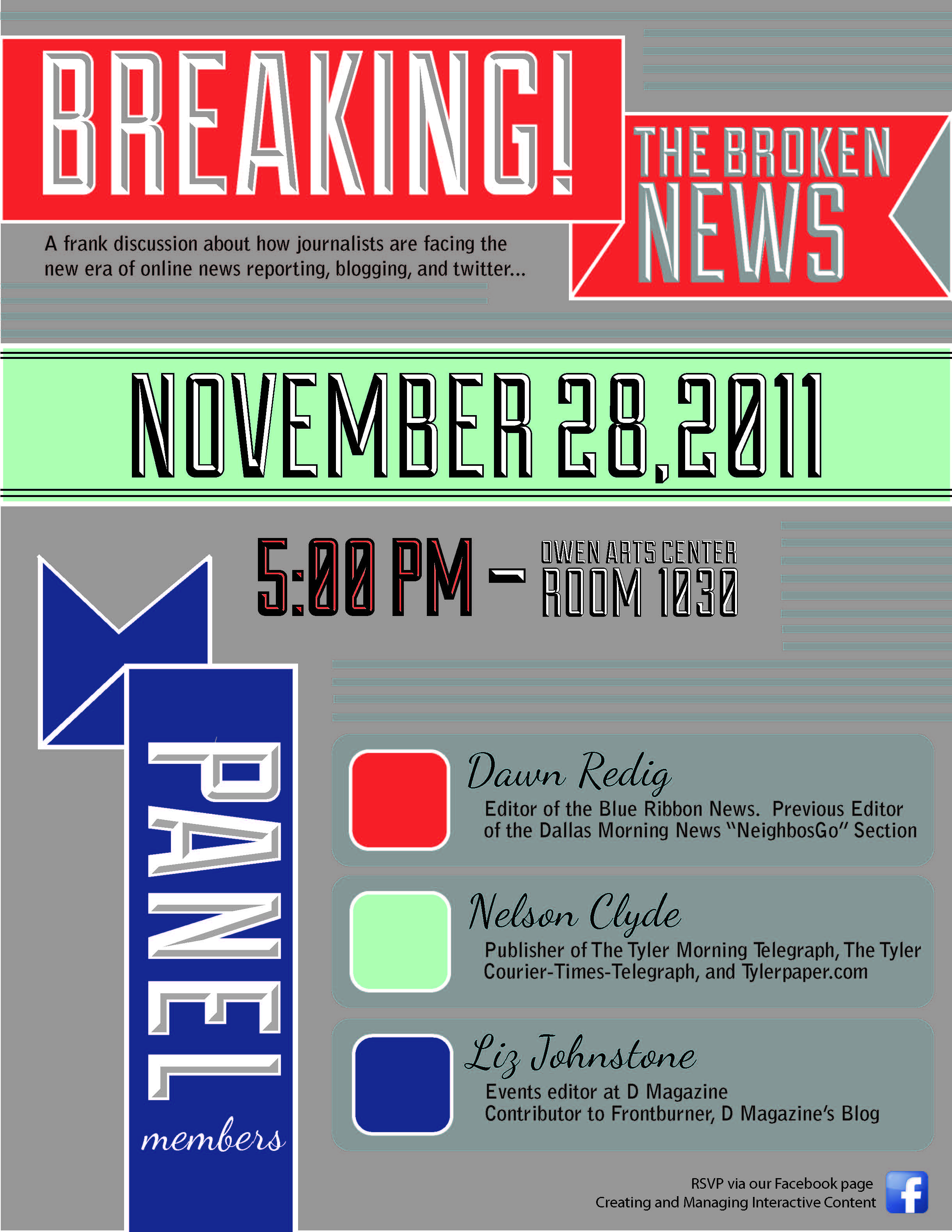 ‘Breaking! The Broken News’: panelists to discuss new era of online news reporting
