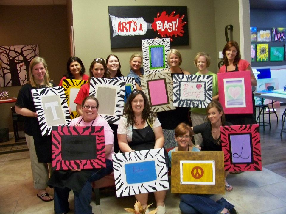 Art’s a Blast painting party benefits Shoes for Kids