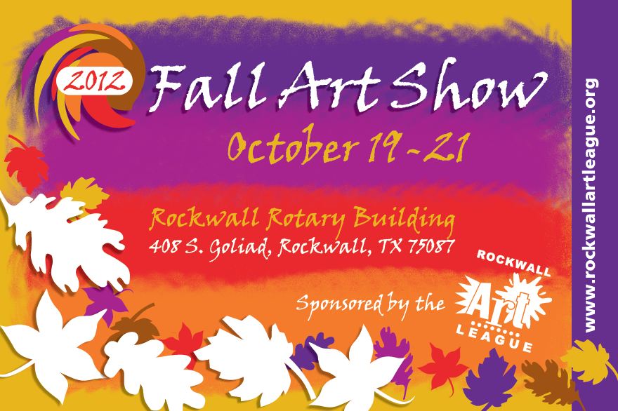 Rockwall Art League presents Fall Art Show at Rotary building Blue