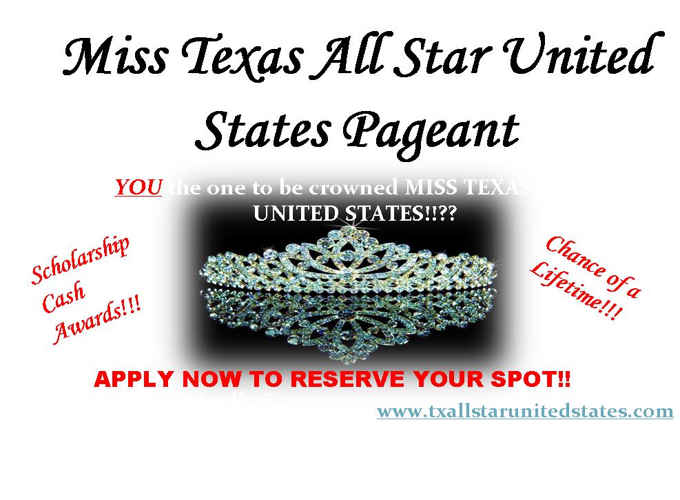 Miss Texas All Star US Pageant coming to Rockwall