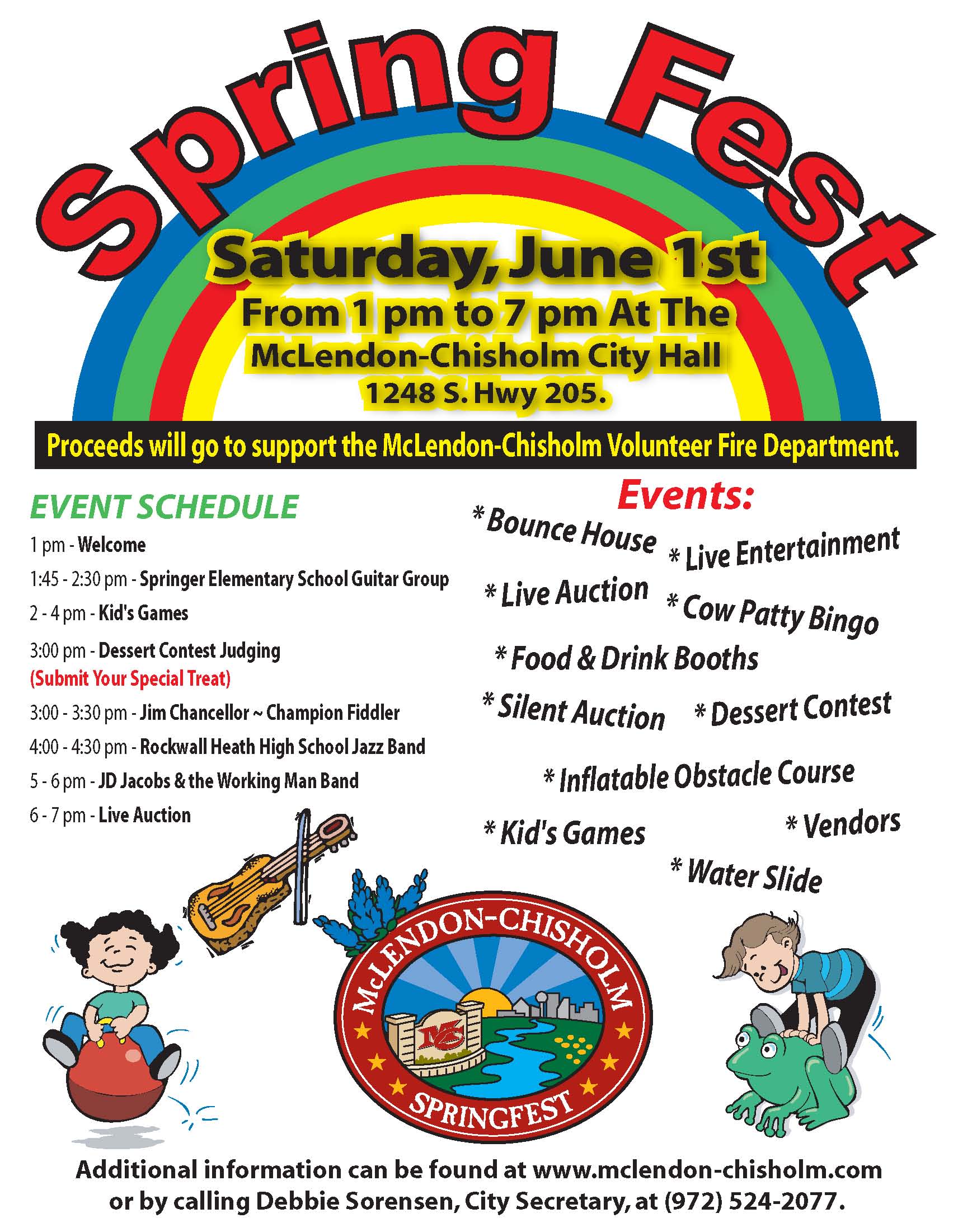 SpringFest Saturday to benefit McLendon-Chisholm fire dept