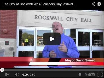 Rockwall Mayor announces headliner for 2014 Founders Day Festival (VIDEO)