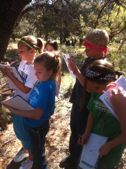 Reinhardt fifth graders learn orienteering
