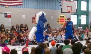 Mavericks mascots help Springer students ‘make better choices’ – Blue ...