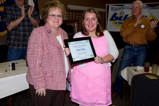 Rockwall Rotary names Student of Honor from Shannon Elementary