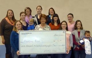 Rockwall MOMS Club donates $7,000 to Rainbow Room