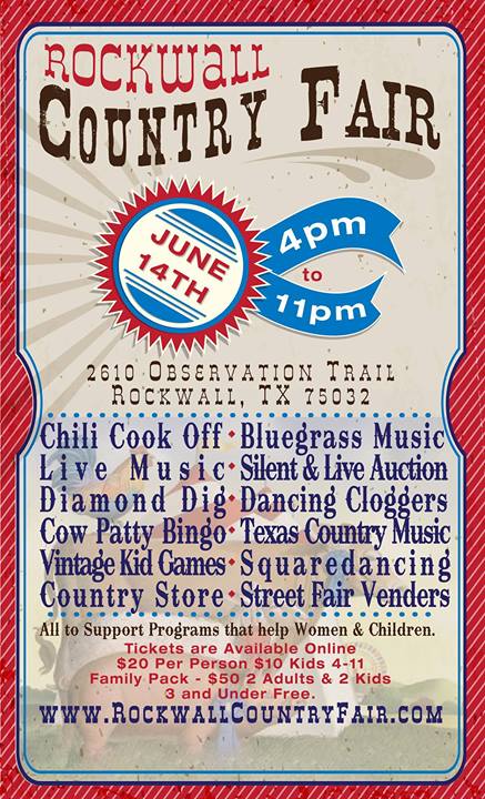 Save the date: Rockwall Country Fair June 14 | Blue Ribbon News