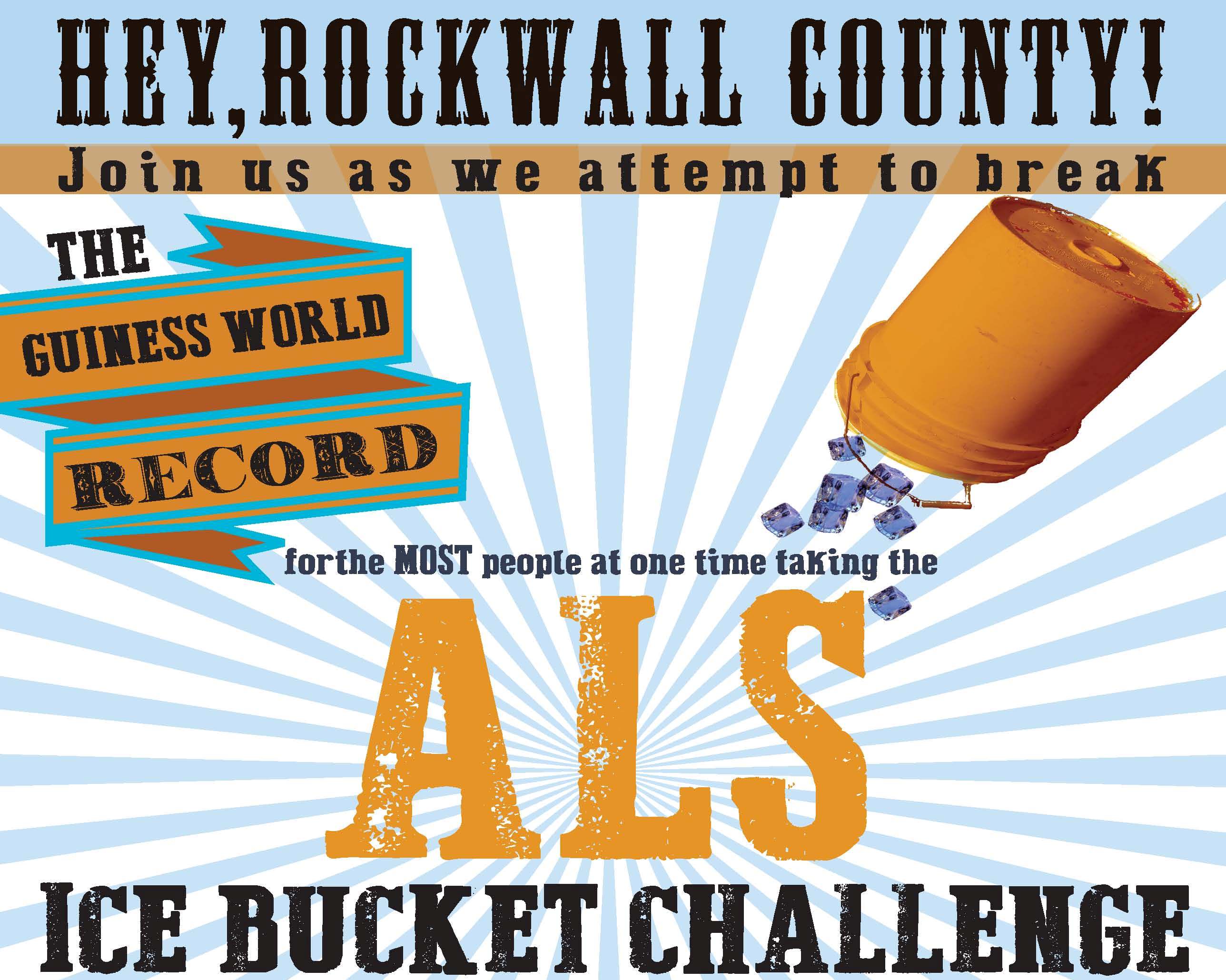Date, venue changed for world record-setting ice bucket challenge in Rockwall