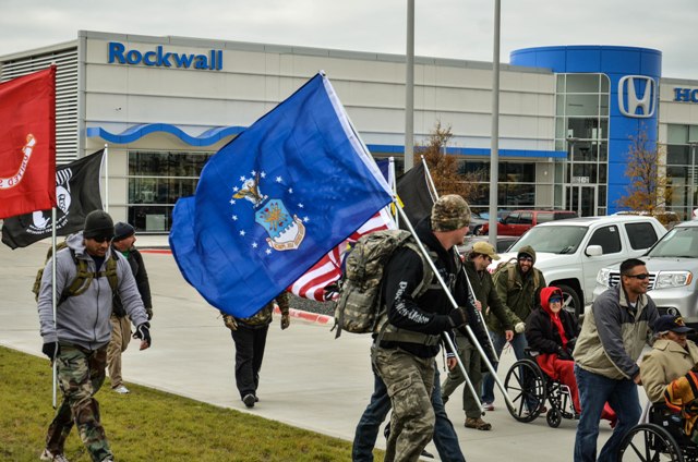 Veterans organize ‘ruck march’ from Rockwall Honda