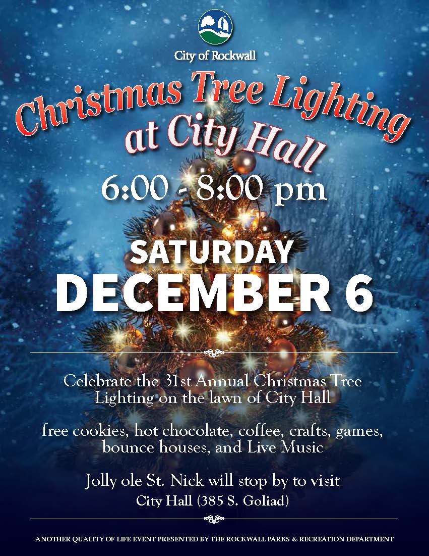A Hometown Christmas in Rockwall – Schedule of Events