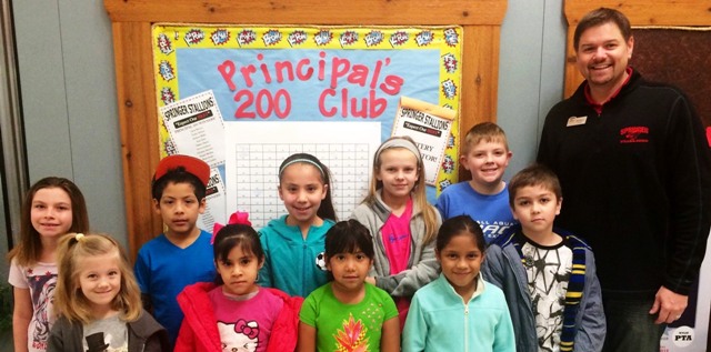 Springer Elementary honors Principal’s 200 Club winners – Blue Ribbon News