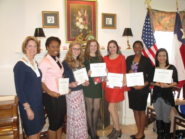 Rock Wall Chapter Daughters of the American Revolution present awards at Spring Tea