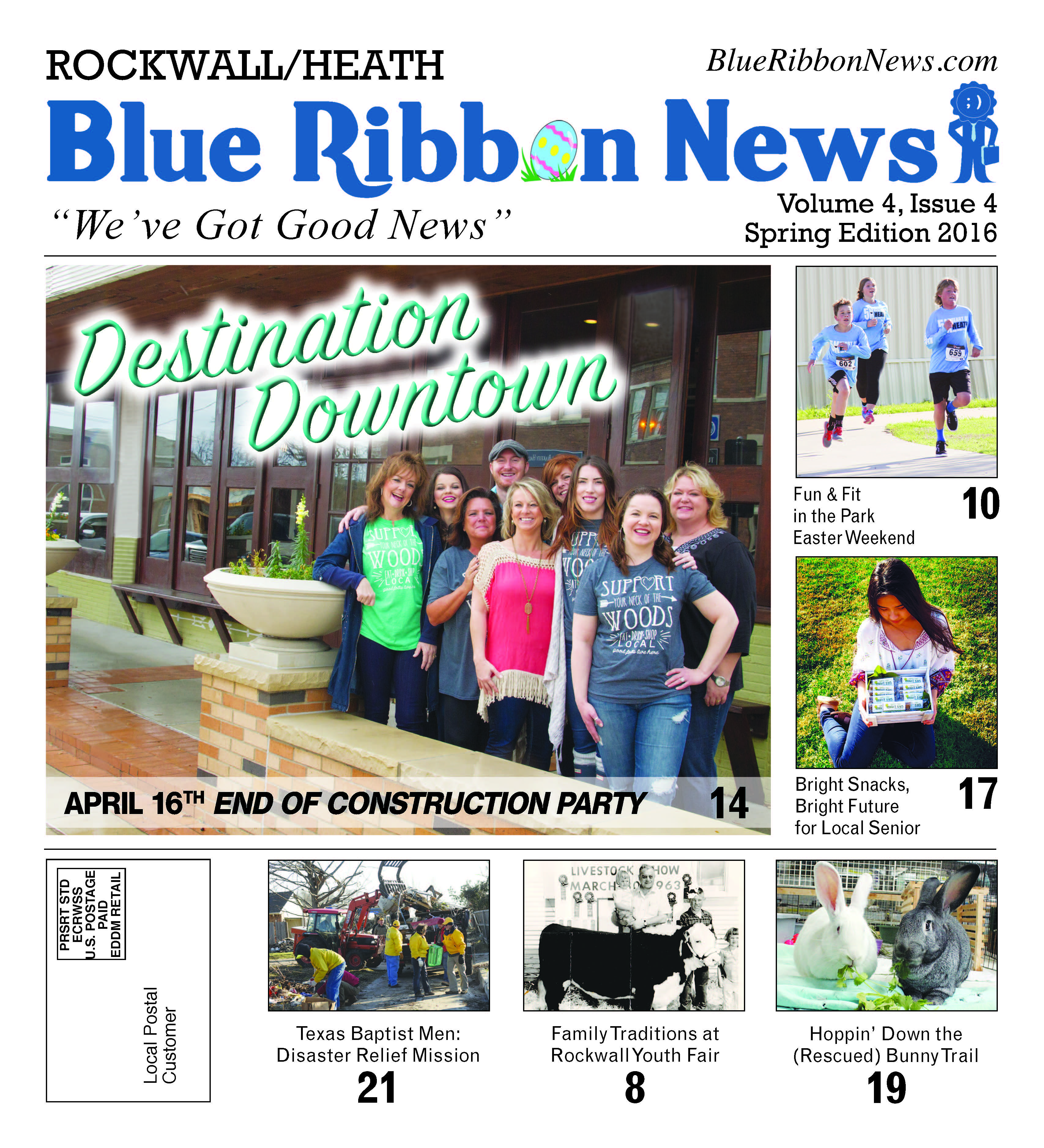 Blue Ribbon News Spring print edition hits mailboxes
