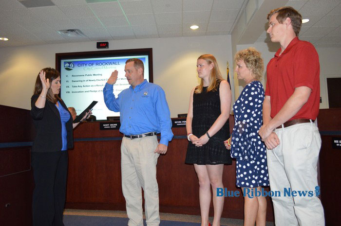 Rockwall city council swears in newly elected officials, discusses raised property values
