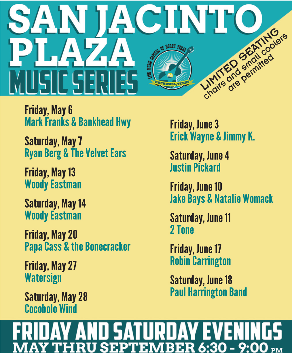 San Jacinto Plaza Music Series, Farmers Market opens in downtown