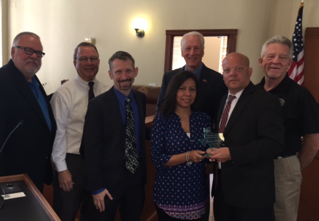 Rockwall Commissioners honor County Employee of the Quarter