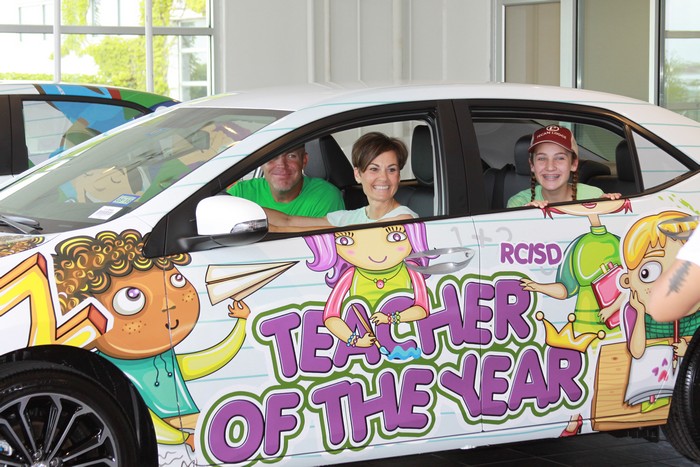 Royse City Teachers of the Year receive free car leases from Toyota of Rockwall