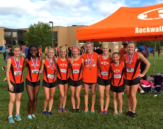 Rockwall girls cross country team finishes first, boys third