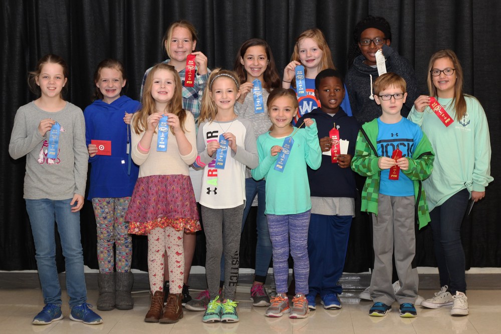 WINNERS of Nebbie Williams Elementary’s PTA Reflections Contest