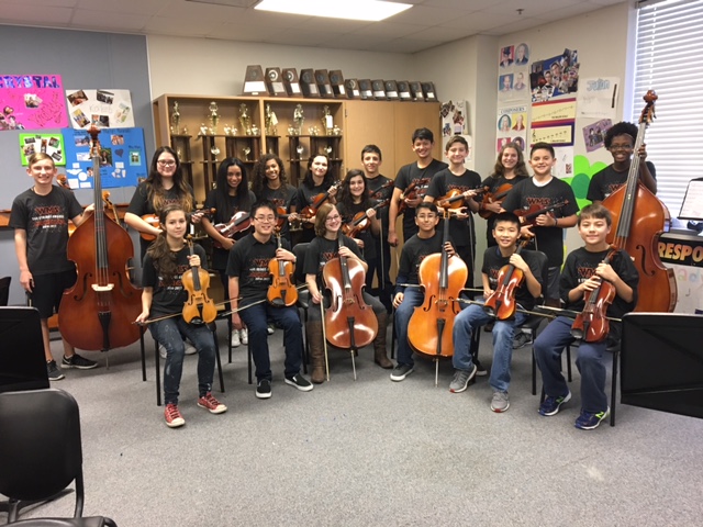 Williams Middle School students place in All-City Orchestra