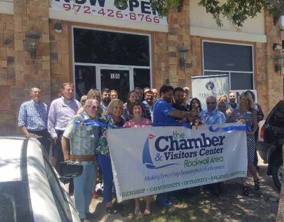 Rockwall Chamber welcomes Texas Pain Physicians with ribbon cutting