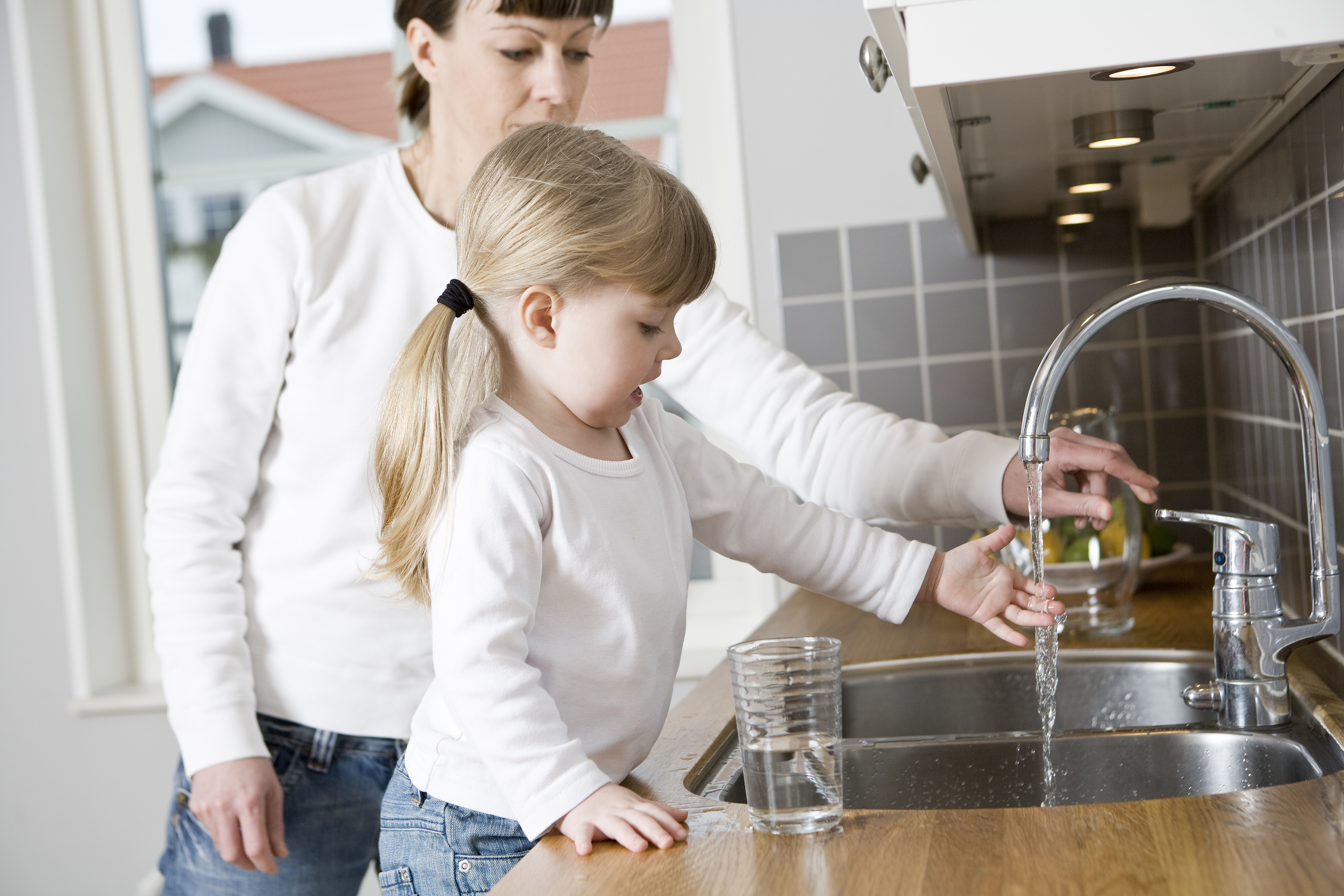 Girl in the kitchen