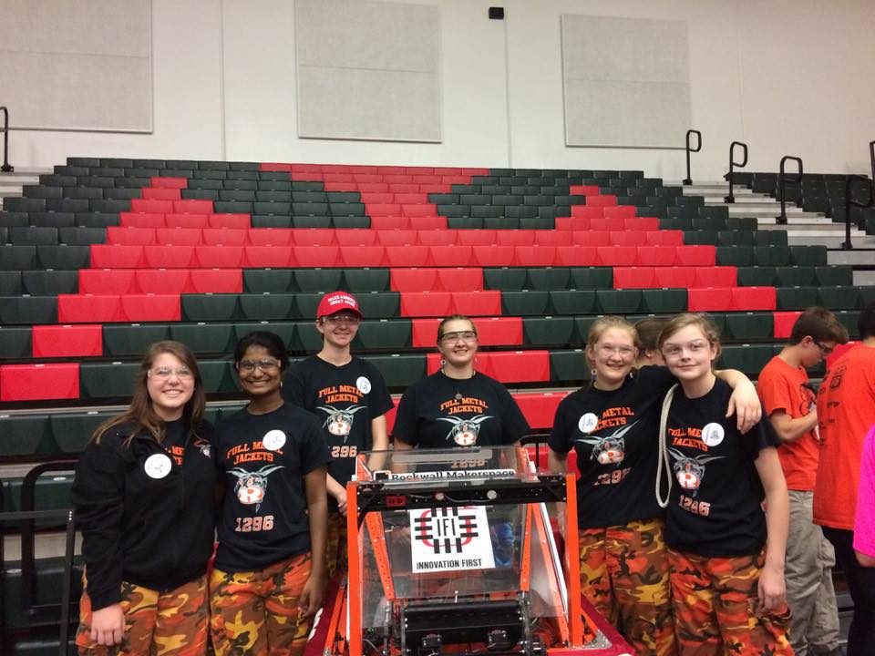 Rockwall High School Robotics female drive team goes undefeated