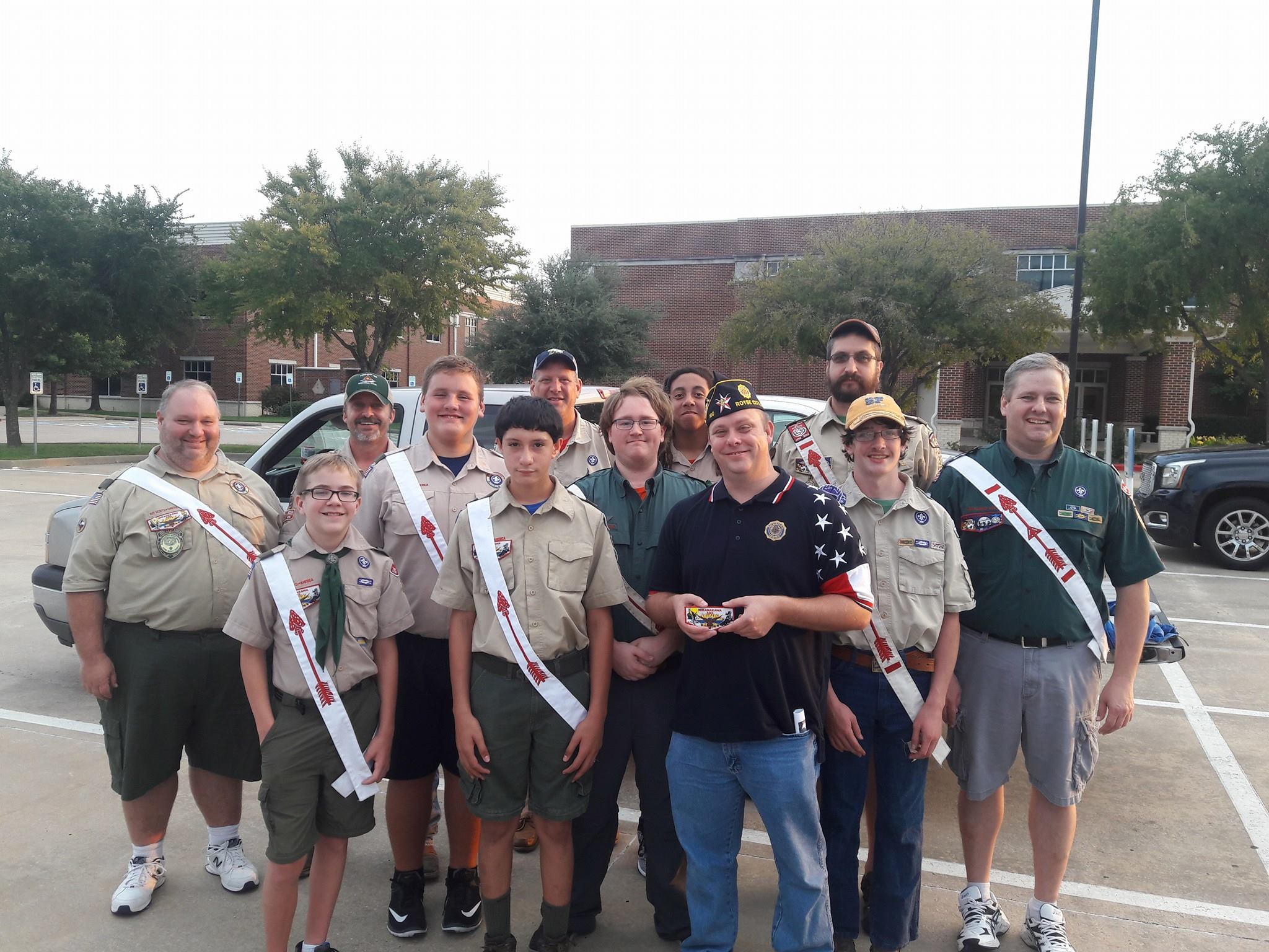 Royse City American Legion speaks to local Boy Scouts troop