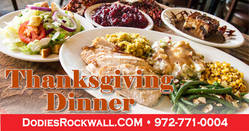 Dodie’s at The Harbor offers Thanksgiving Dinner or Cajun Fried Turkeys To-Go