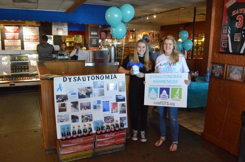 Teen and mom fundraise for dysautonomia