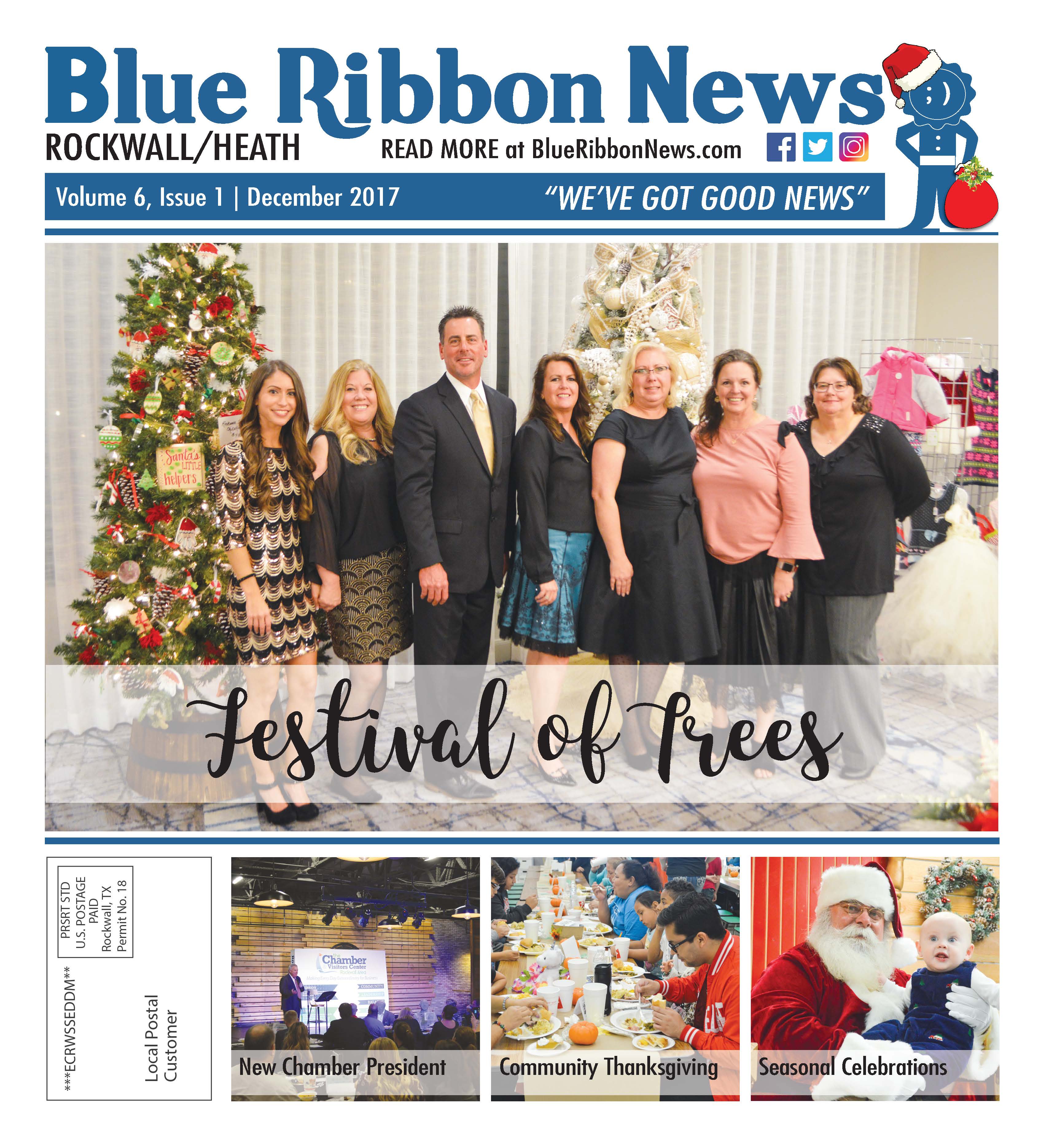 Blue Ribbon News holiday print edition hits mailboxes throughout Rockwall, Heath