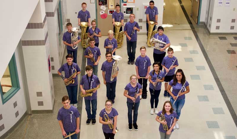 Cain students named to All-District Honor Band