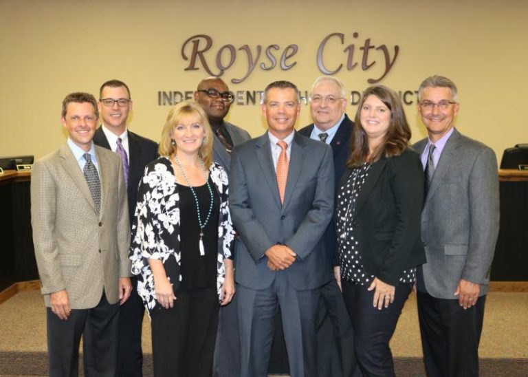 Royse City ISD thanks School Board members Blue Ribbon News