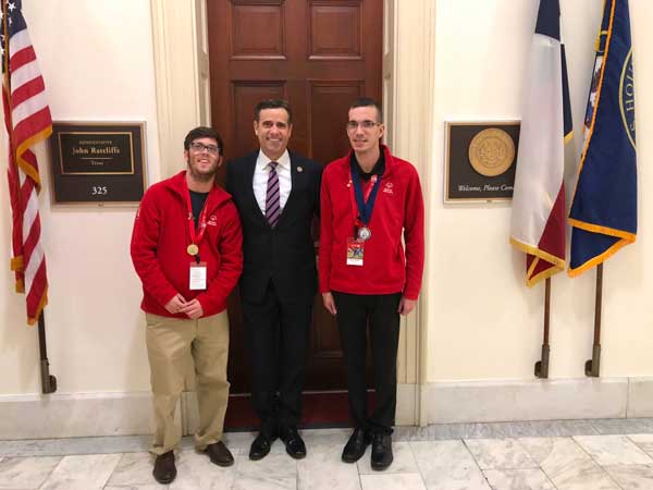 Rep. Ratcliffe meets with Rockwall Special Olympics athletes in Washington, D.C.