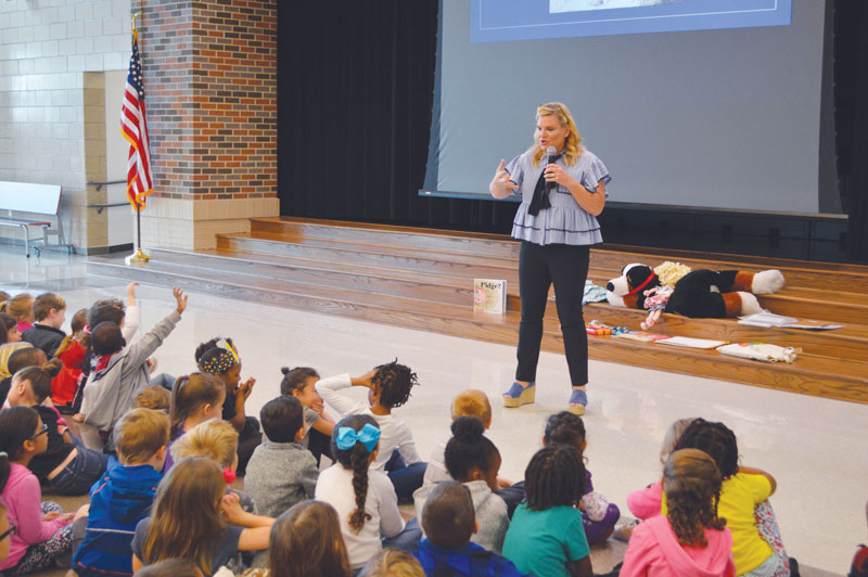 Acclaimed children’s author visits Lynda Lyon Elementary