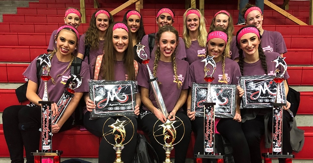 Rockwall HS Stingerette Show Stoppers and Officers Bring Home Awards