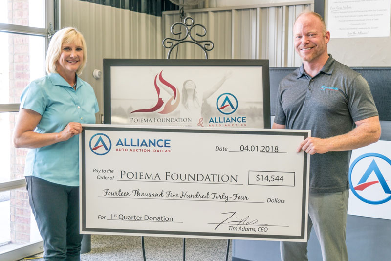Poiema Foundation-Alliance Auto Auction partnership aids victims of human trafficking