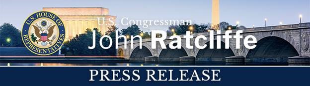 John Ratcliffe Press Release Header