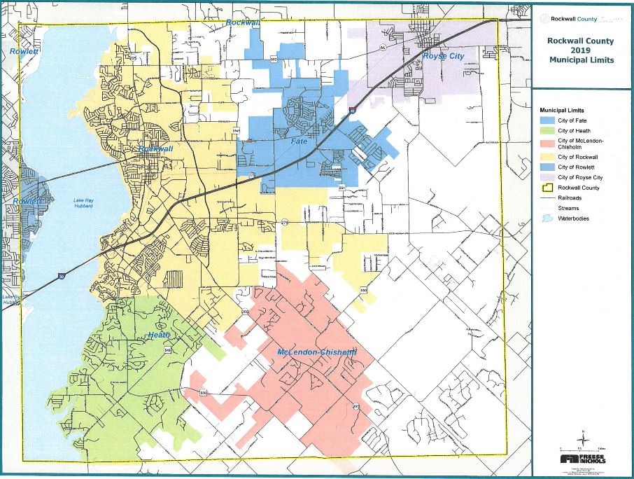 Commissioners Discuss Rockwall County Subdivision Regulations Blue   Rockwall County ETJs Map 