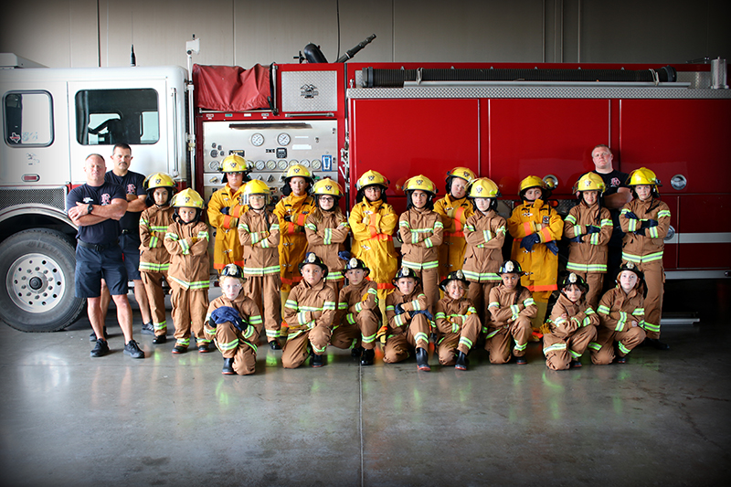 Junior Fire Program Gives Kids a Hands-On Firefighting Experience