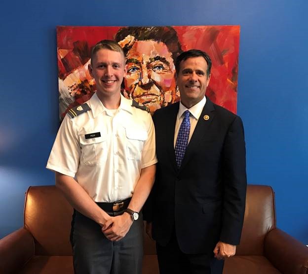 Rep. Ratcliffe Visits with Rockwall West Point Cadet in Washington Office