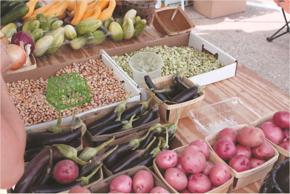 Farmers Market veggies