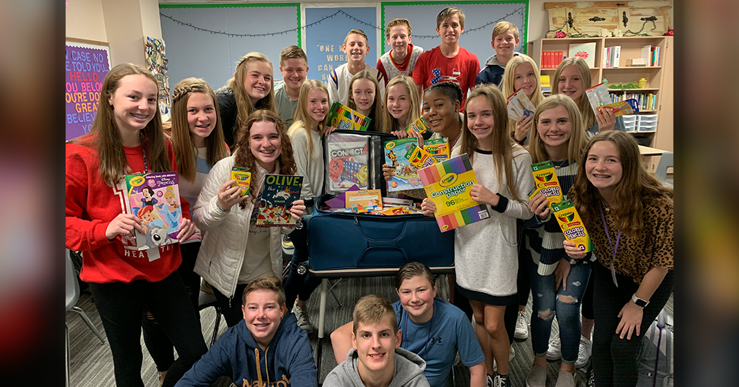 Cain Middle School PALS provide school supplies for students in Zambia ...