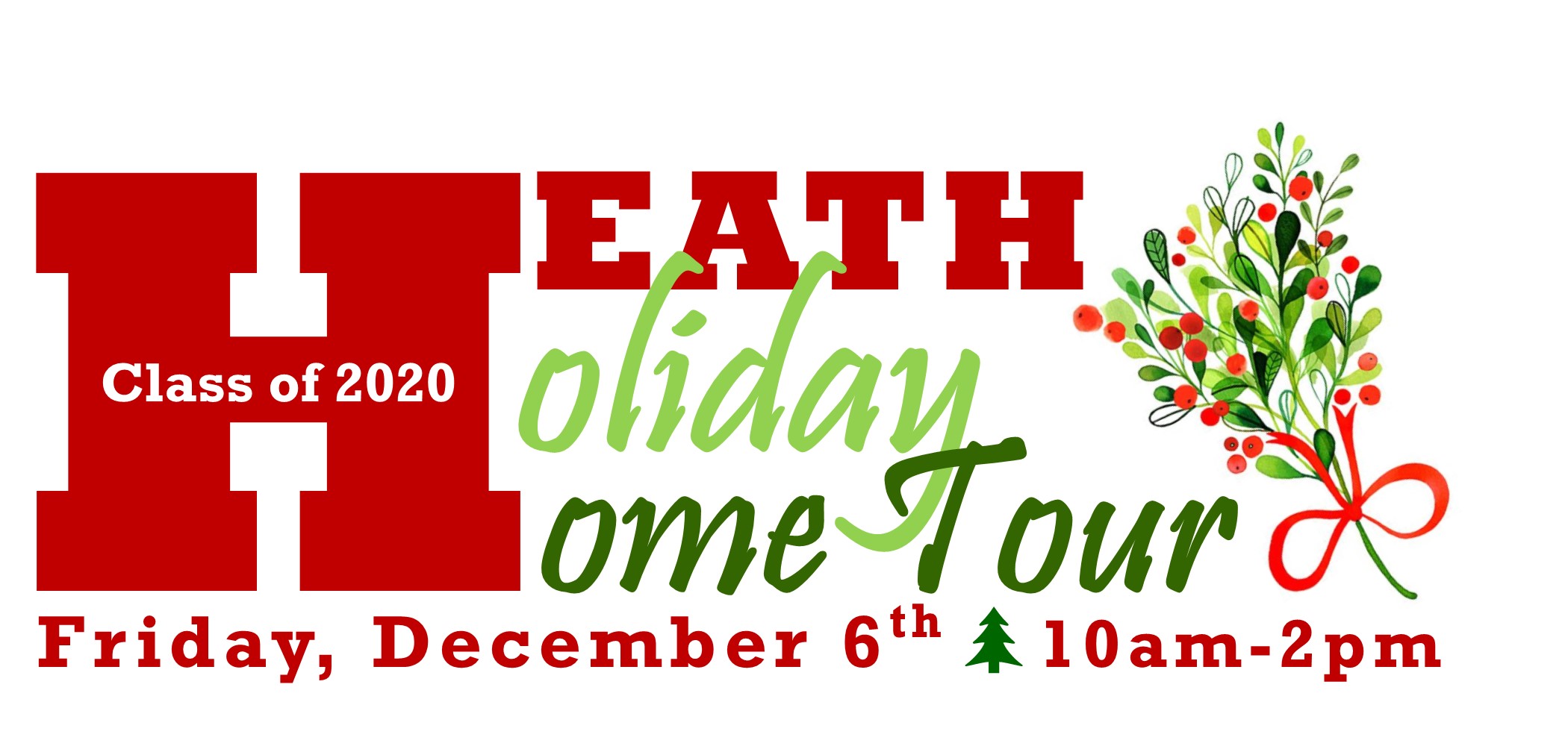 Heath Holiday Home Tour 2019 with dates