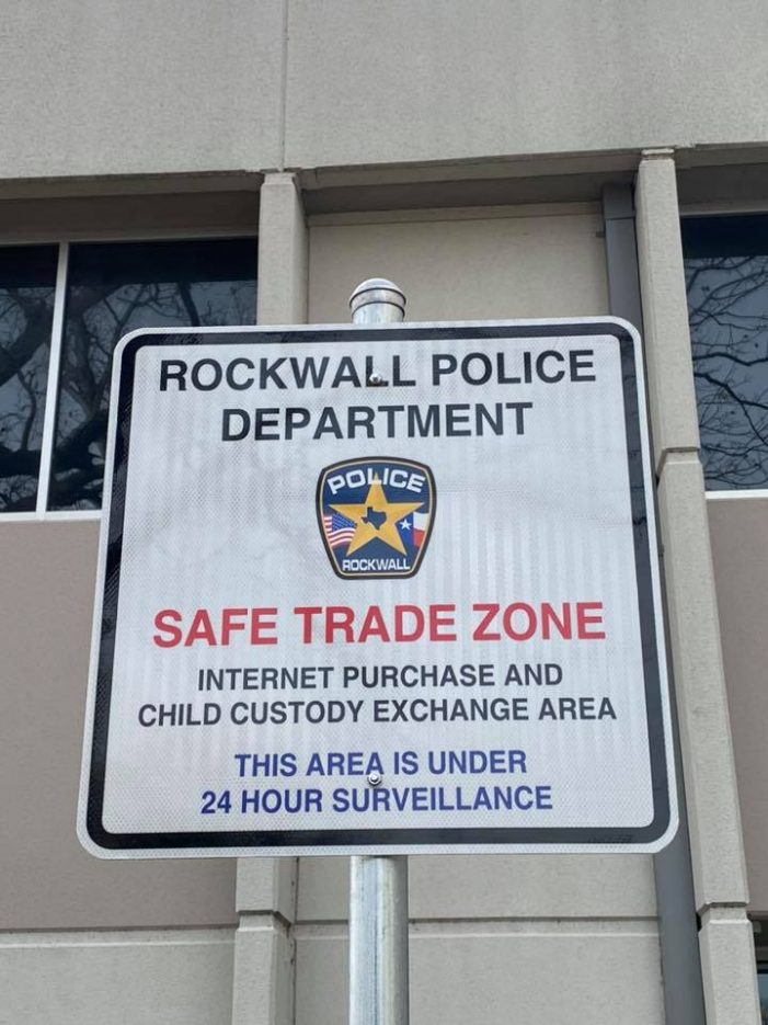 Rockwall Police Communications Center serves as ‘Safe Trade Zone’ for internet puchases, child custody exchange