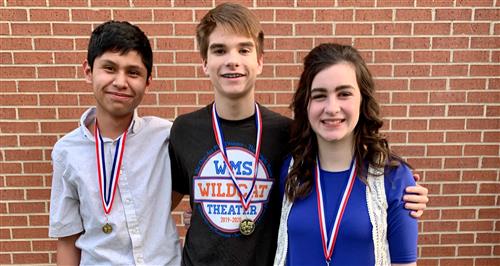 Williams Middle School Theatre earns awards for UIL One-Act-Play